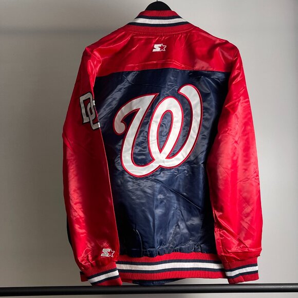 Men's Starter Washington Nationals Jacket Size M - Picture 2 of 2
